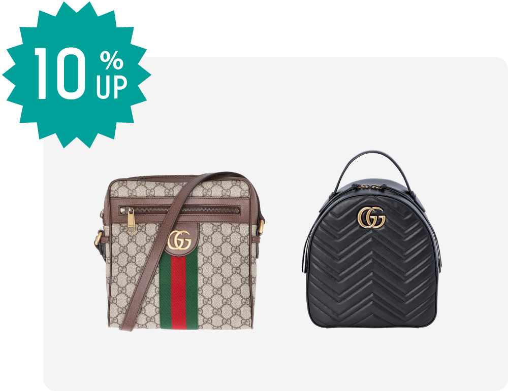 グッチ対象アイテムの買取価格10%UP!