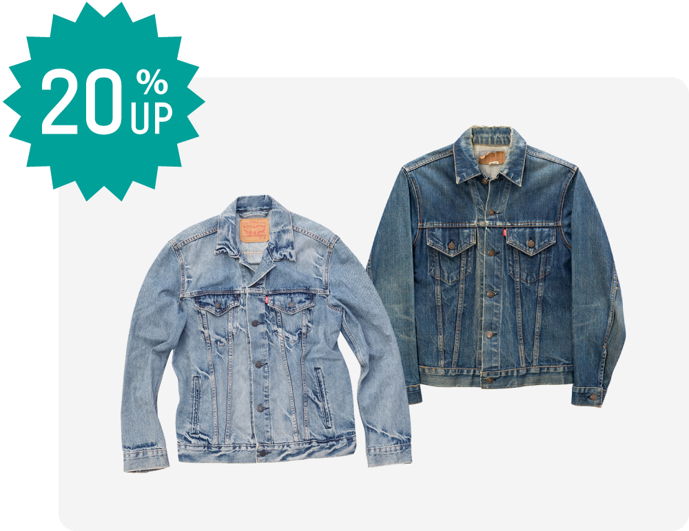 Levi'sデニムジャケット買取20%UP
