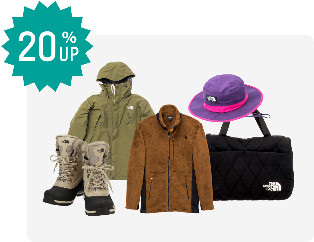 THE NORTH FACE買取20%UP