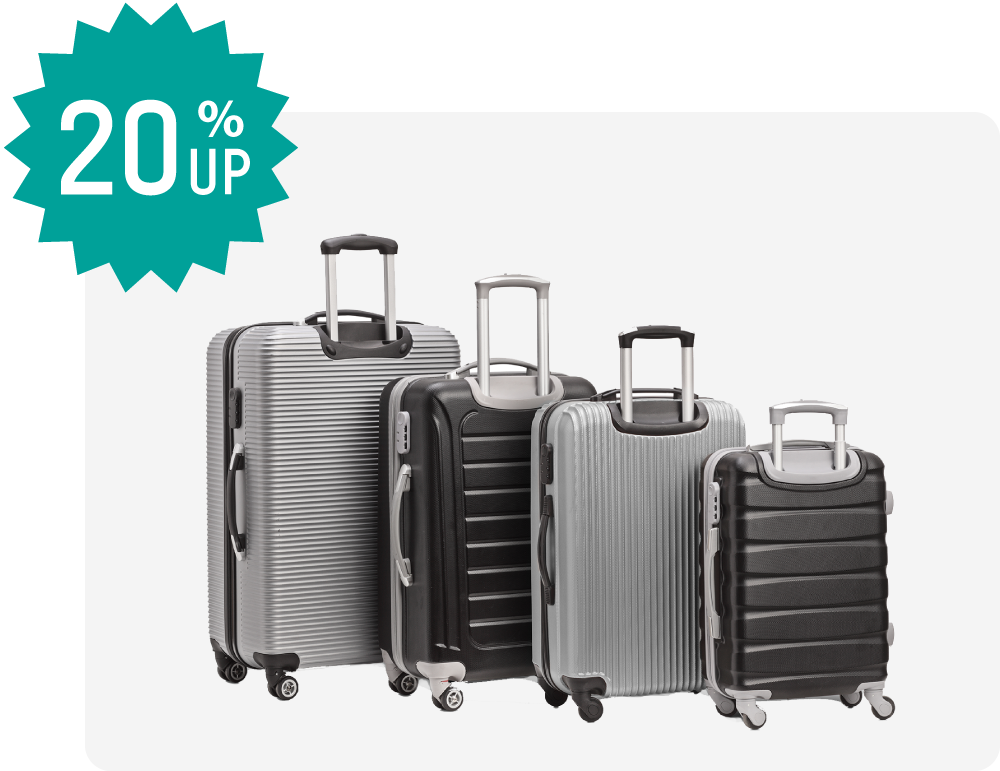 スーツケース買取20％UP