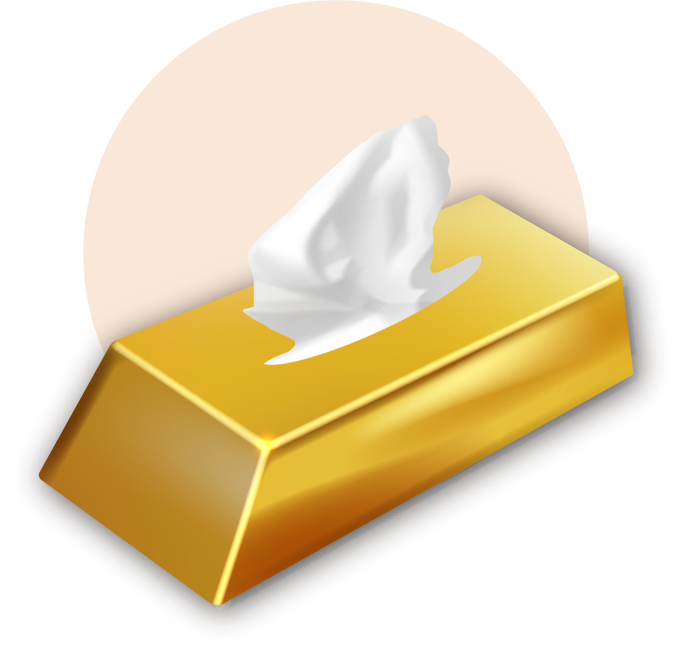 金塊ティッシュ